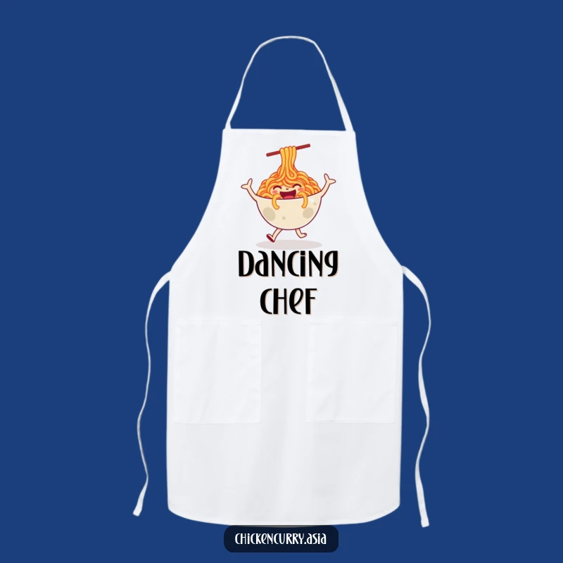 Funny Noodle Dance Apron: Playful Chef Wear for Kitchen Fun