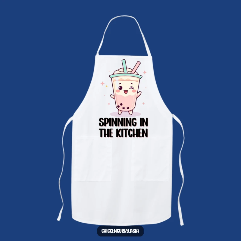 Funny Boba Tea Apron - Serve Up Fun with Style