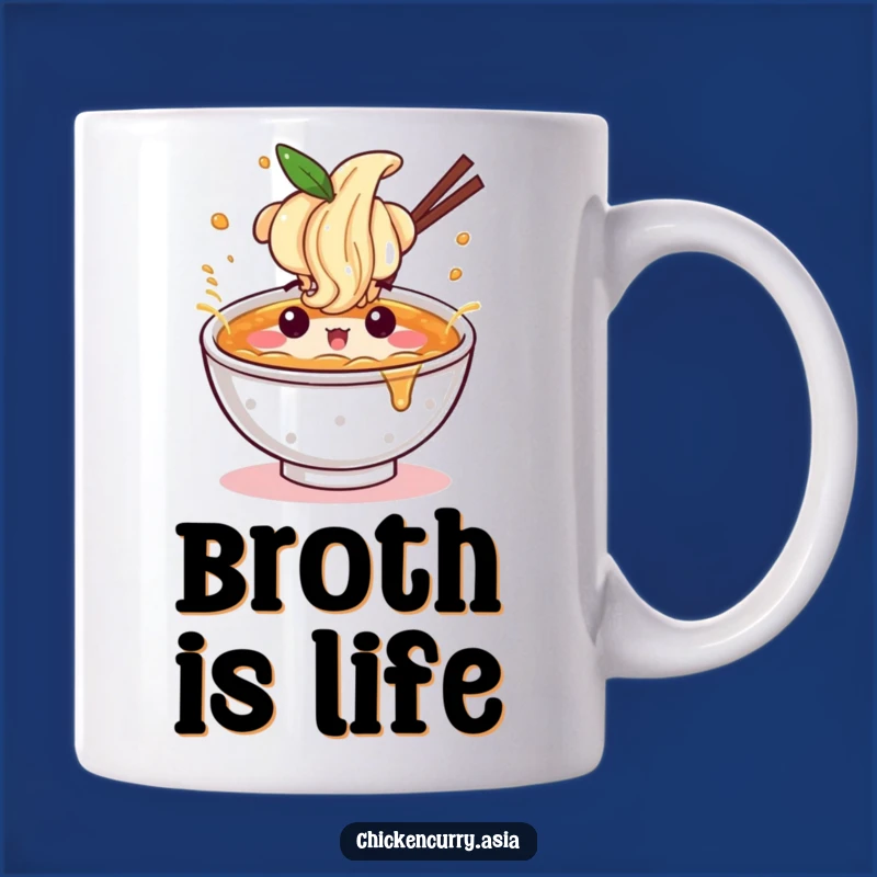 Funny Ramen Splash Mug - A Hilarious Gift for Noodle Lovers