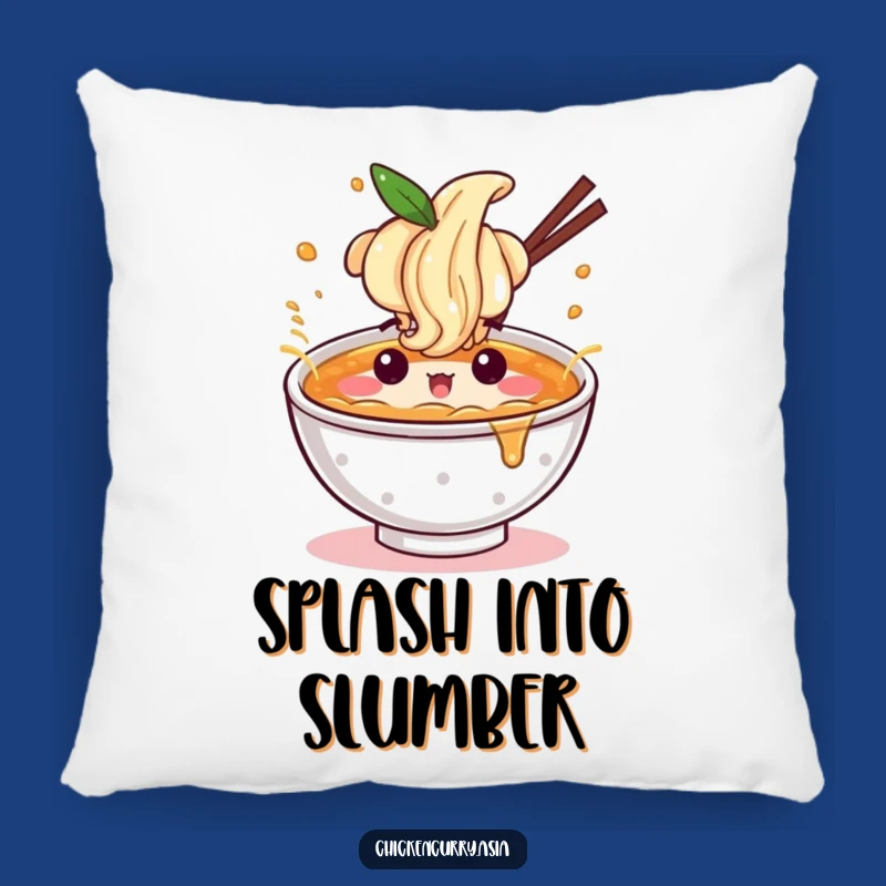 Cozy Funny Ramen Pillow - Cuddle Up with Noodle Cheer