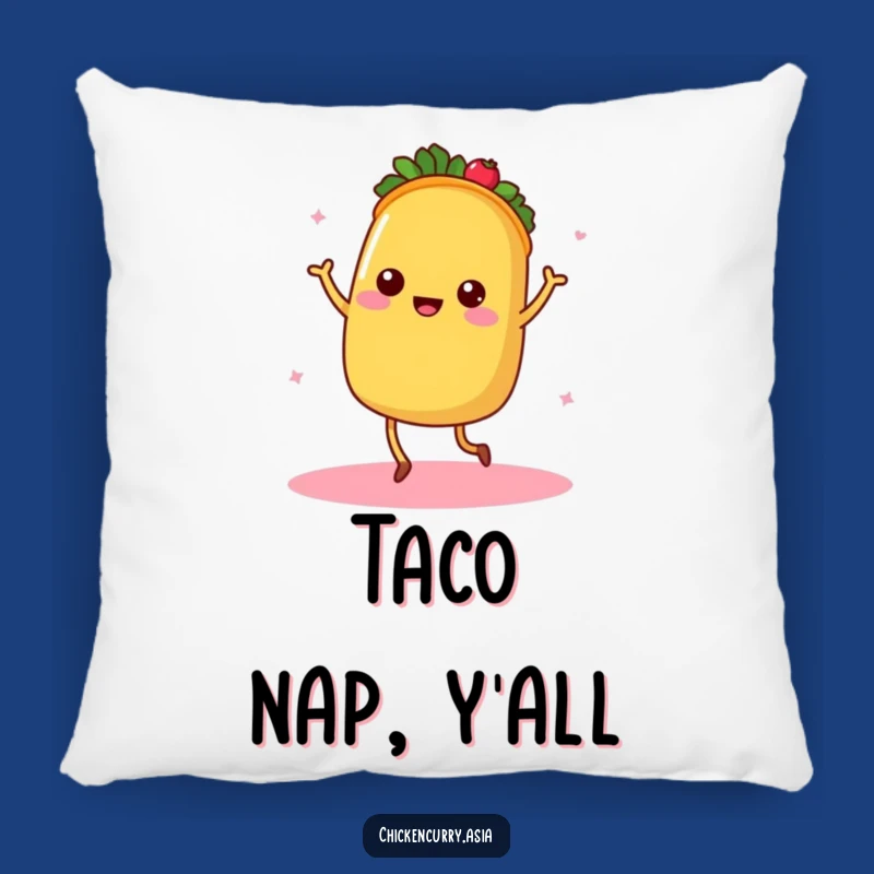 Cozy Funny Taco Pillow - Cuddle Up with Fiesta Comfort