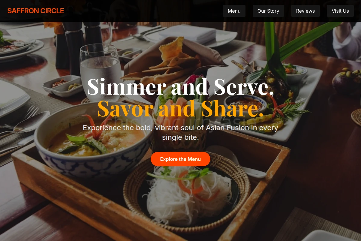 Crimson Asian Fusion Food