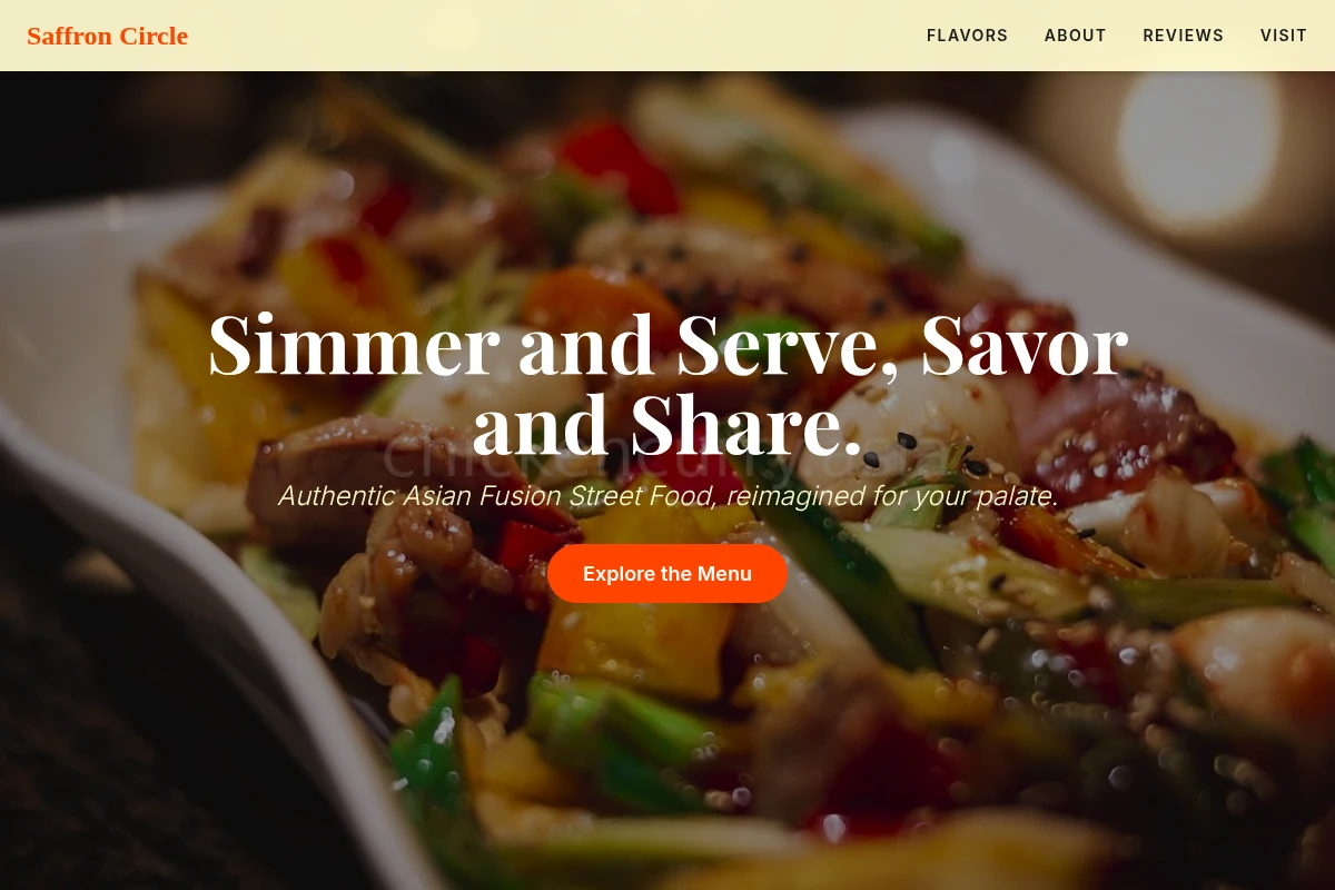 StreetFood Asian Fusion Food