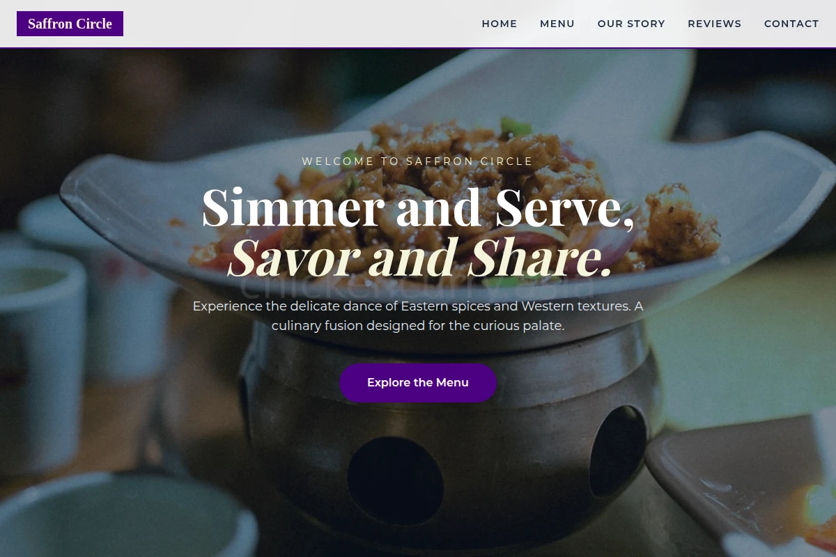 Golden Asian Fusion Food