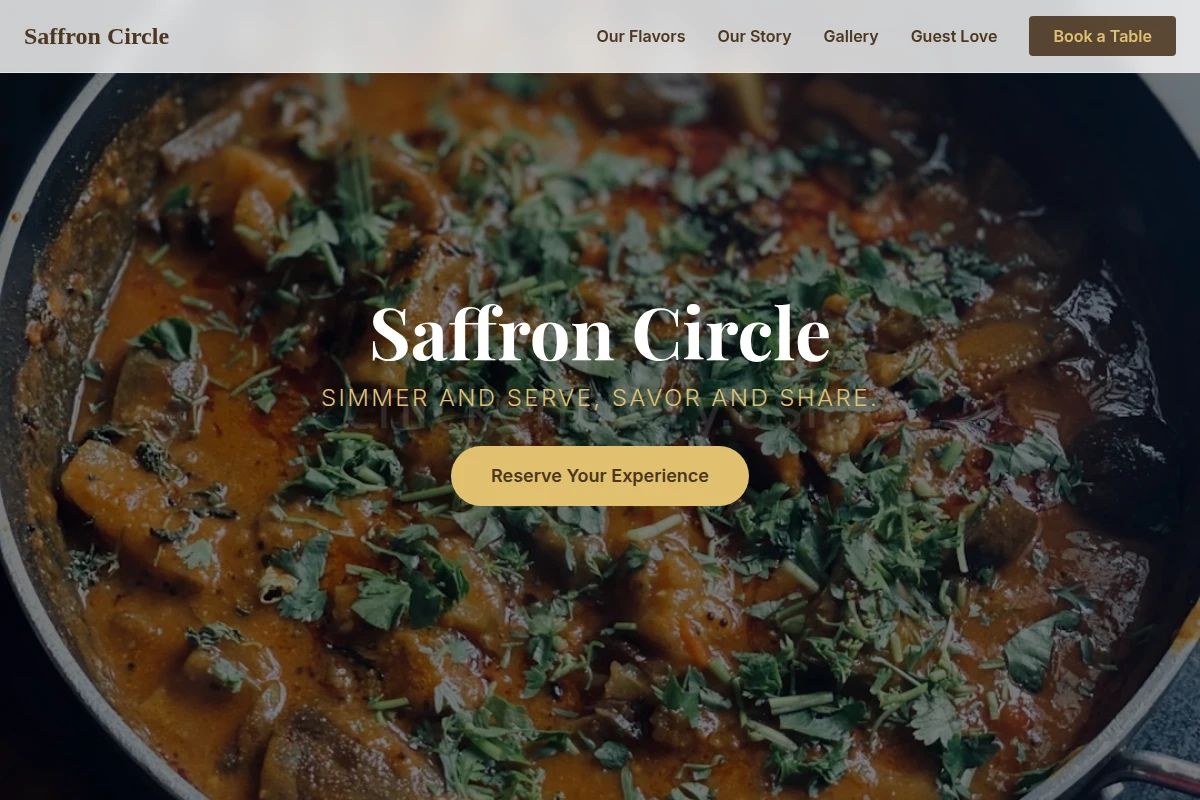 Fusion Indian Food