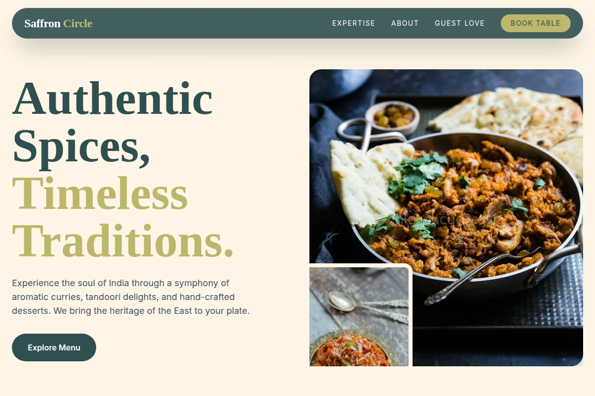 Turmeric Indian Food