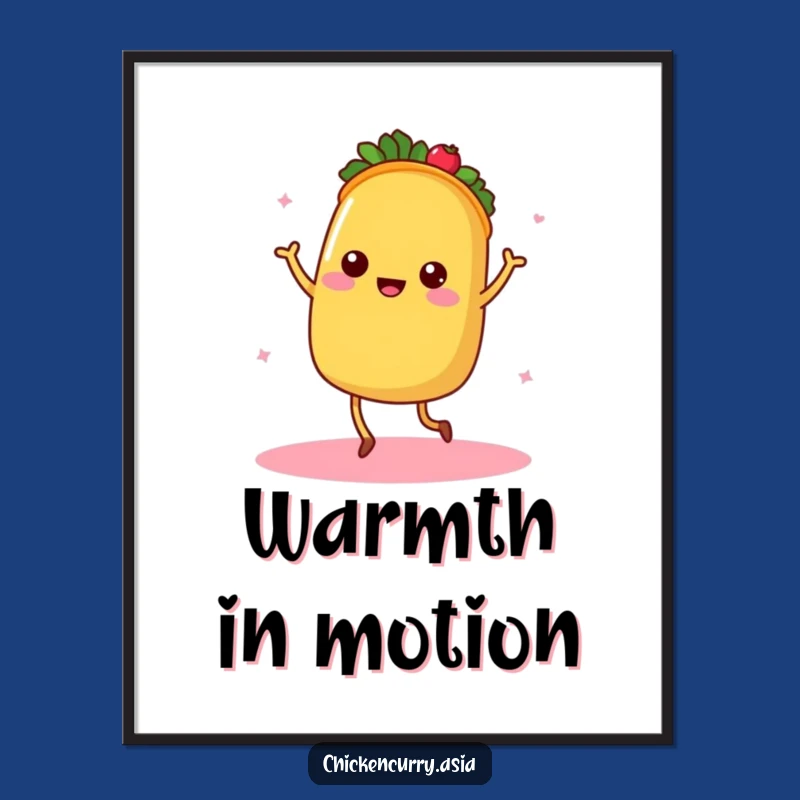 Funny Taco Digital Art - Instant Fiesta Decor for Food Lovers