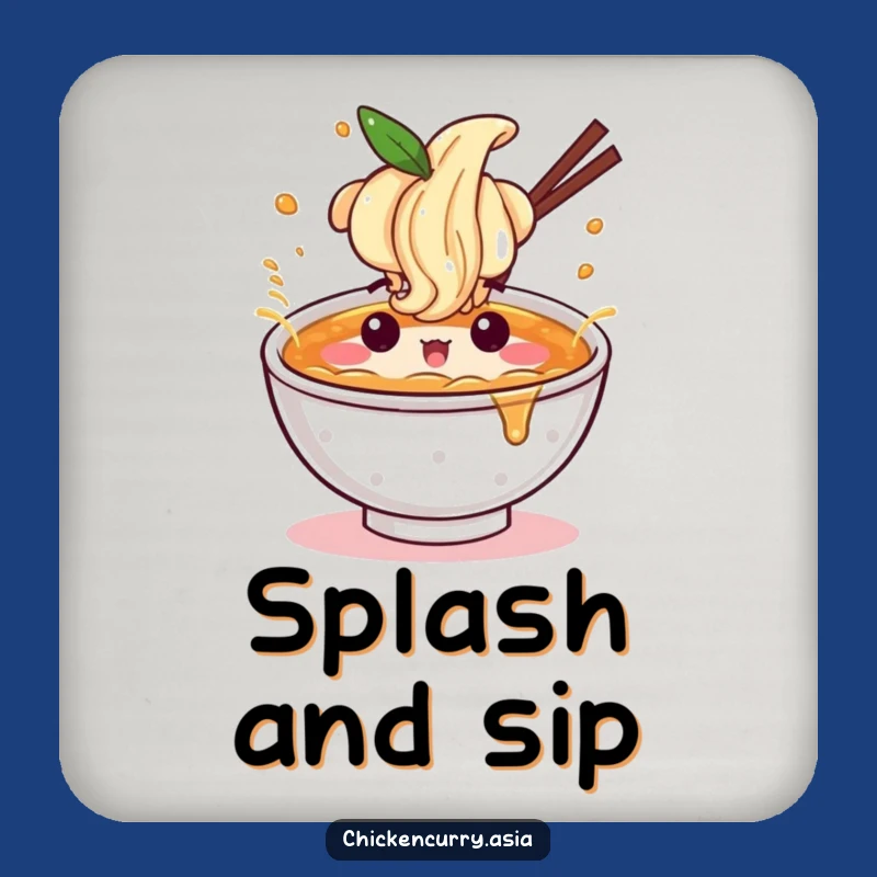 Funny Ramen Coasters - Protect Surfaces with Noodle Charm