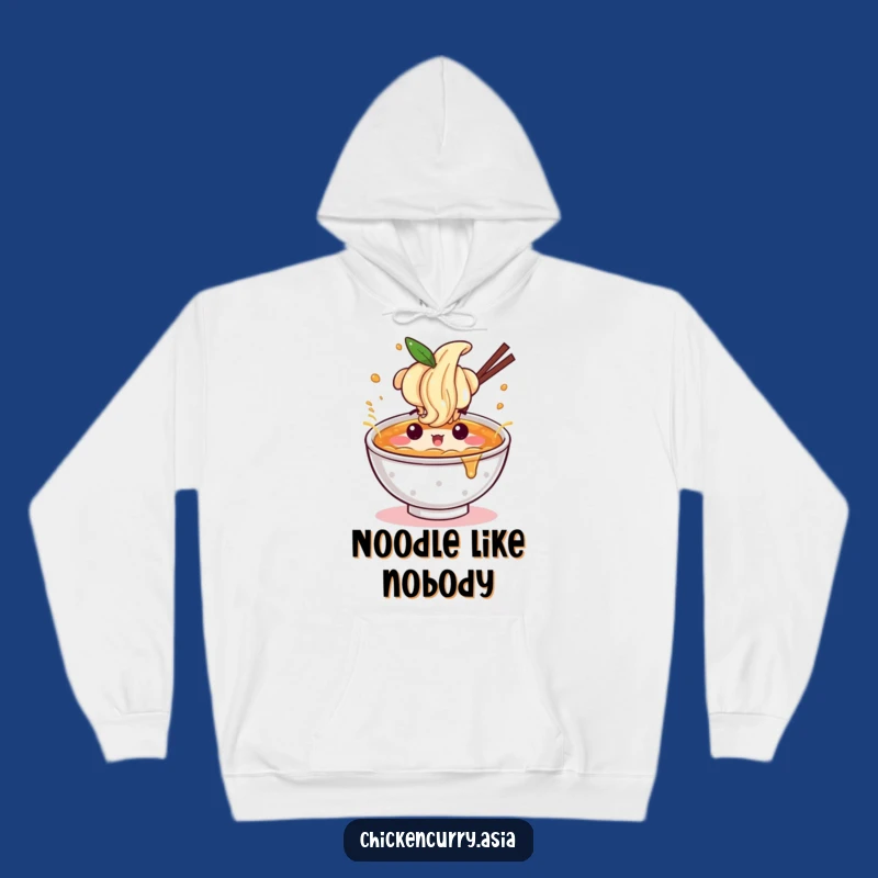 Cozy Funny Ramen Splash Hoodie - Warmth Meets Noodle Enthusiasm