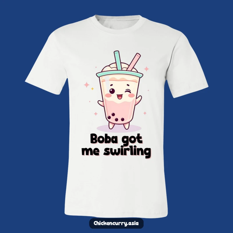 Funny Boba Tea Spin T-Shirt - Wear Your Enthusiasm Out Loud