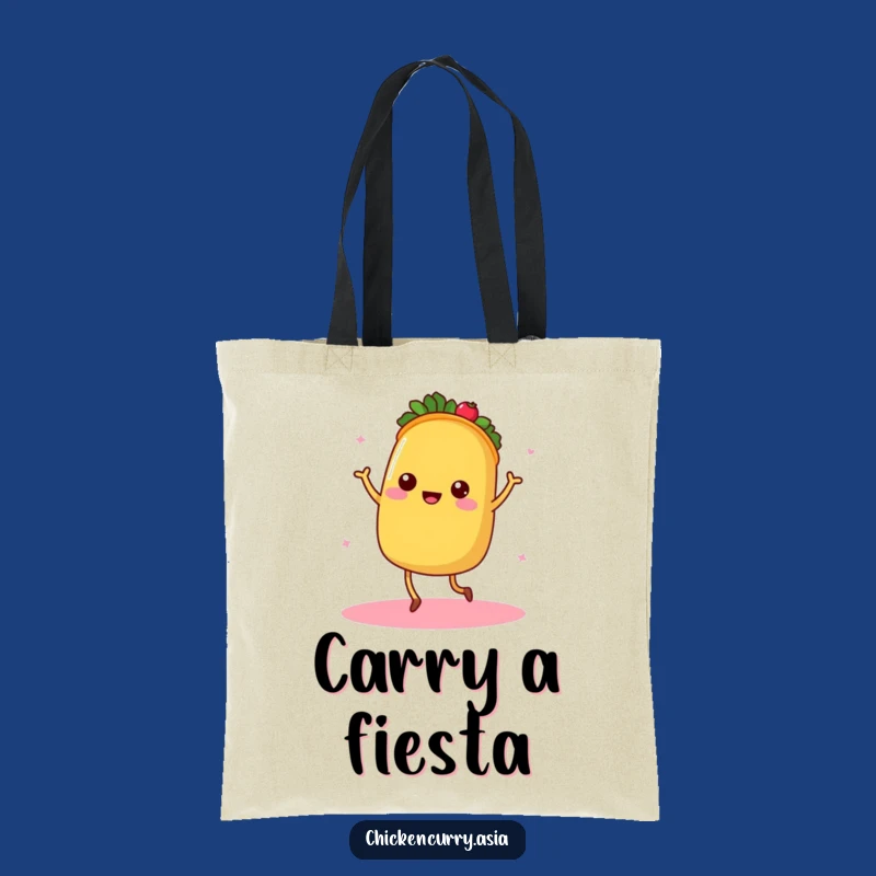 Funny Dancing Taco Tote Bag - Carry Your Fiesta Everywhere